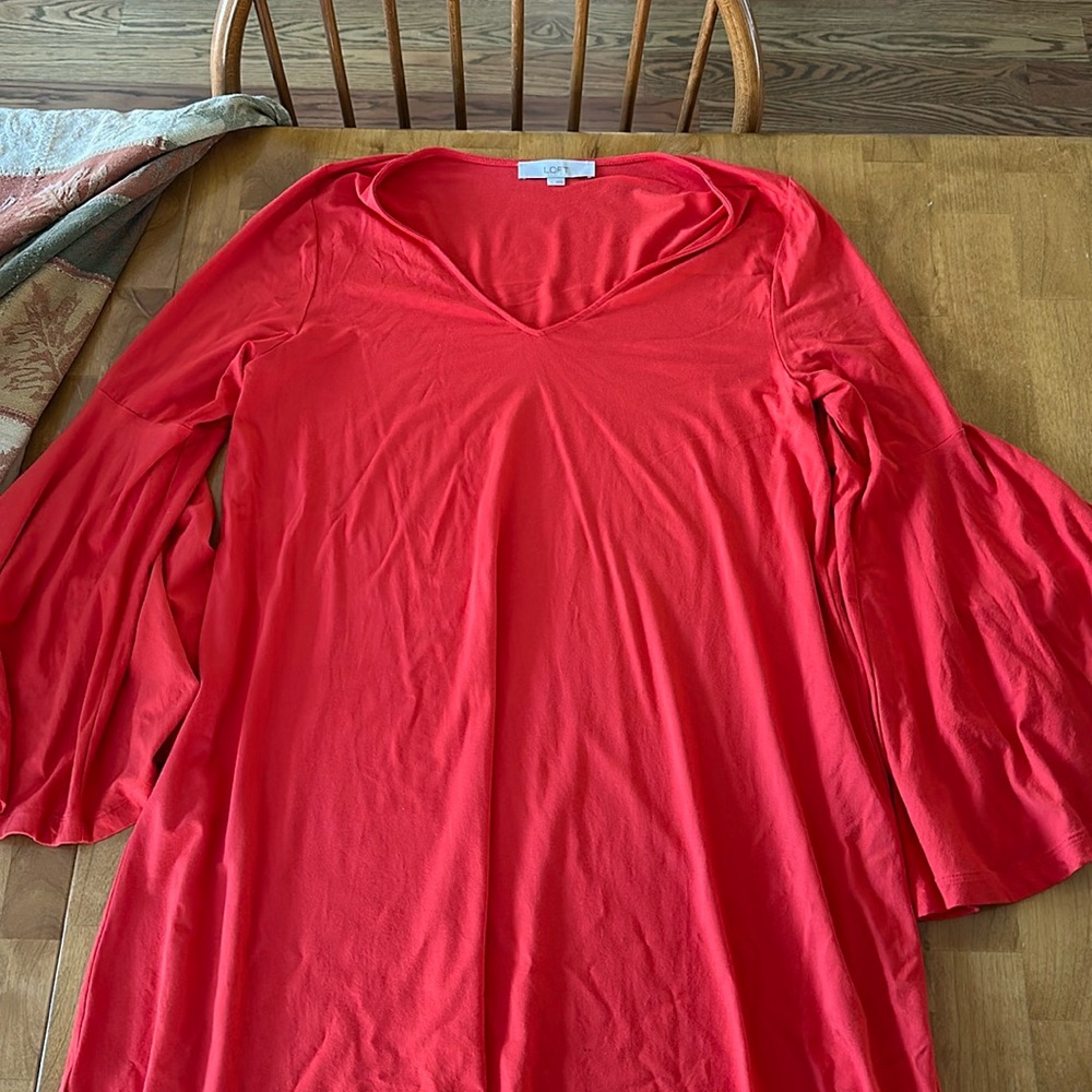 Dark orange dress